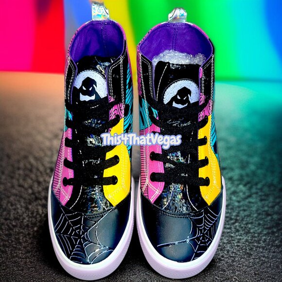 Disney x GroundUp Nightmare Before Christmas Jack Skellington High Top Sneakers - Picture 2 of 5